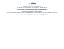 Tablet Screenshot of maintenance.c.artfiles.de